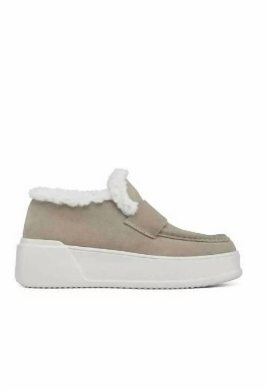 NEW J/SLIDES women's junie sneakers in taupe